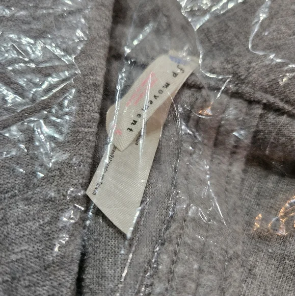 Free People Passage Jacket Soft Fleece Shawl Collar Slouchy Grey Size Small NWT - Picture 8 of 14